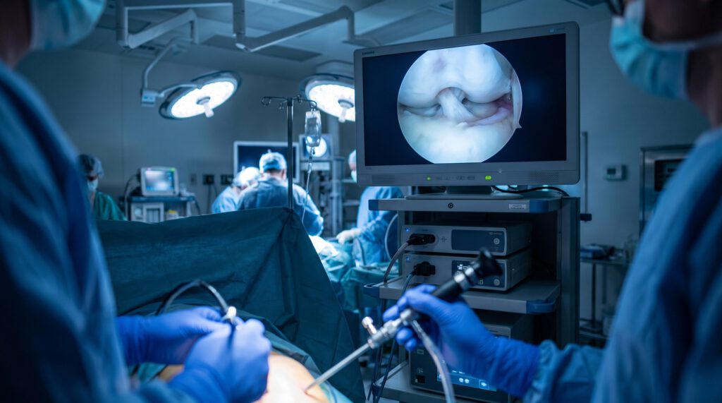 Keyhole knee surgery instruments