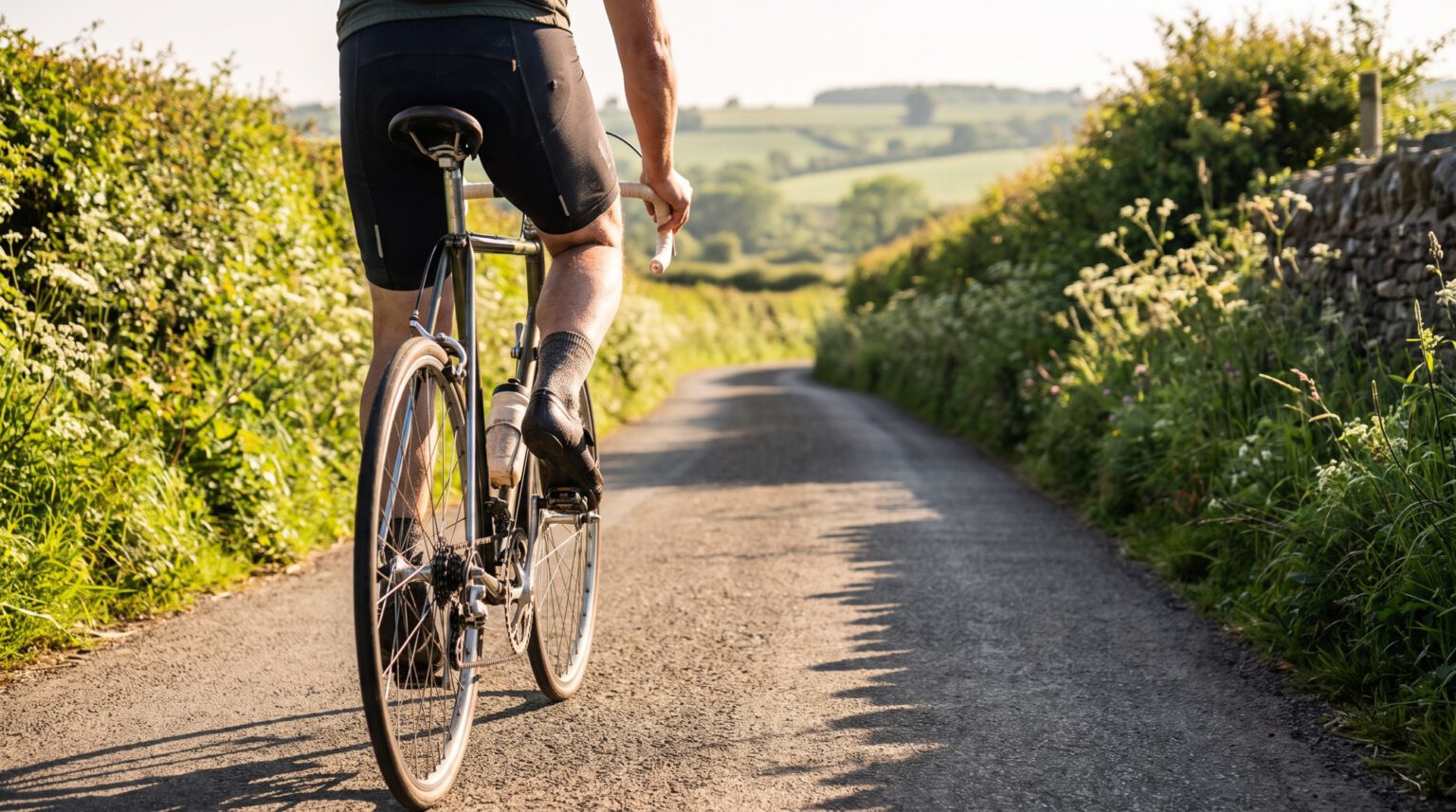 Cycling outdoors
