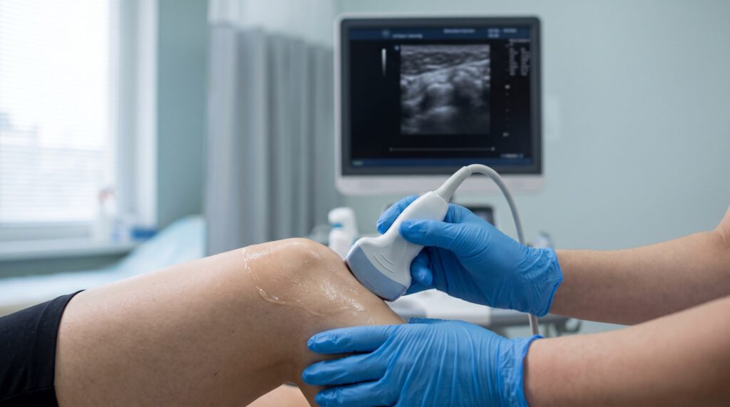 Ultrasound-guided joint injection