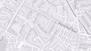 Map showing Spire Manchester Hospital